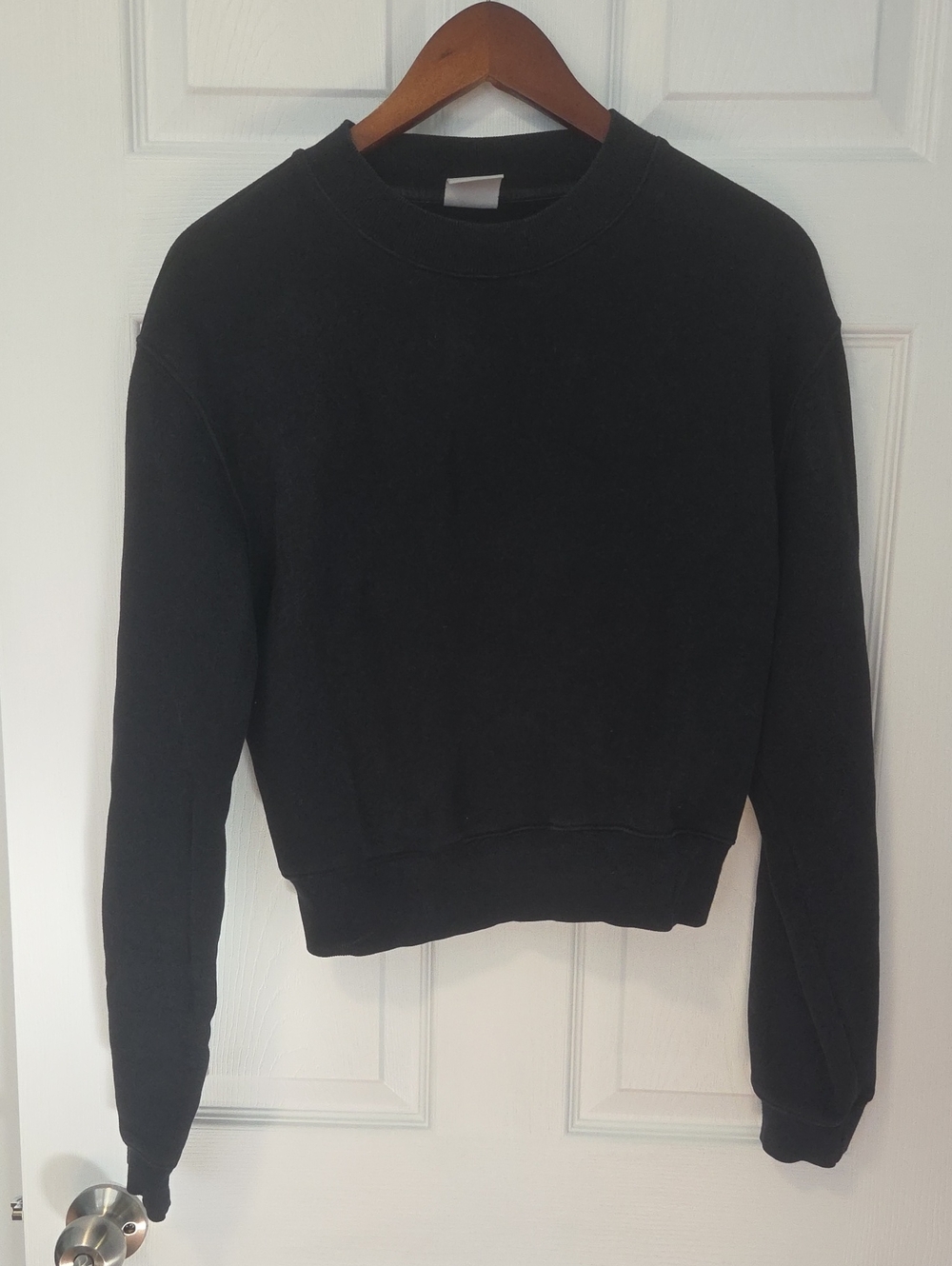 Aritzia TNA Cozy AF Cropped Crew Neck Sweatshirt